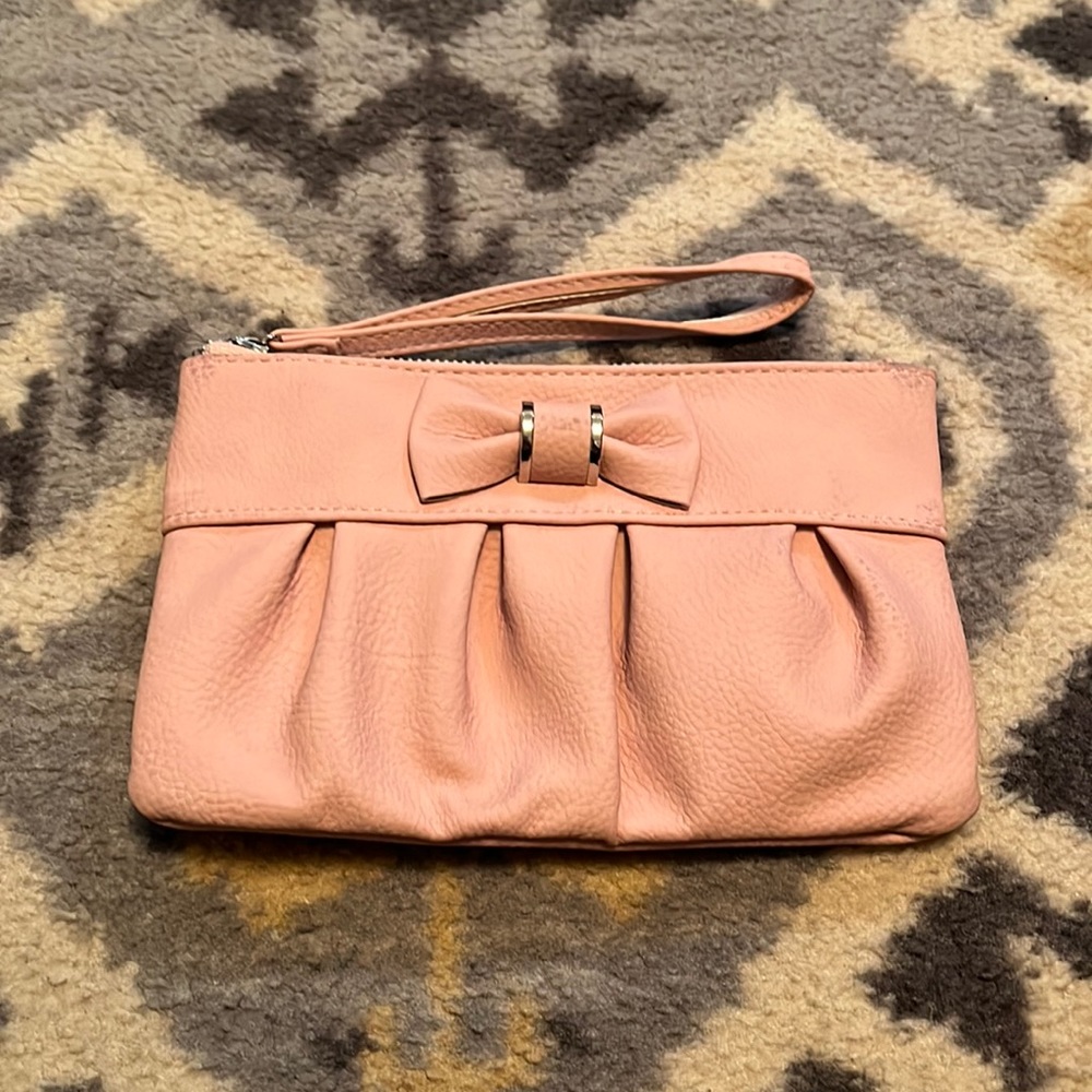 Pink wristlet